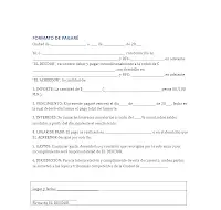 Formato de Pagaré en Word o PDF para imprimir | Consultas El Universal